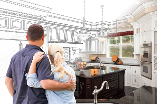 Professional Cabinet Refacing technician working in Hudson, WI